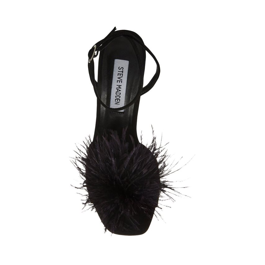 Sandalias Tacones Steve Madden Crush Mujer Negras | ES JO10S8